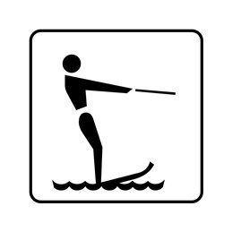 pictogram - vandskiløb
