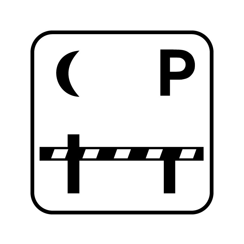 pictogram - bom P natlukket