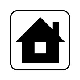 pictogram - hytte