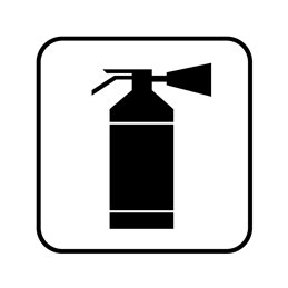 pictogram - pulverslukker