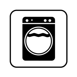 pictogram - vaskemaskine