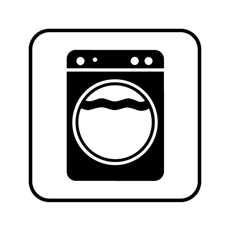 pictogram - vaskemaskine