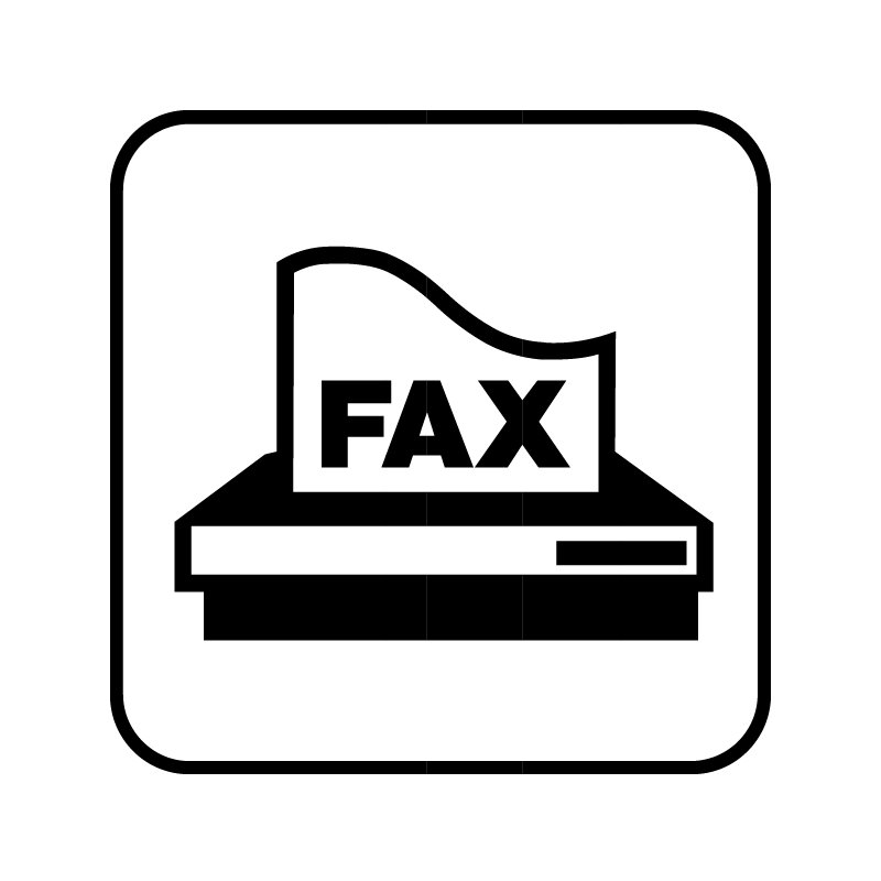pictogram - telefax