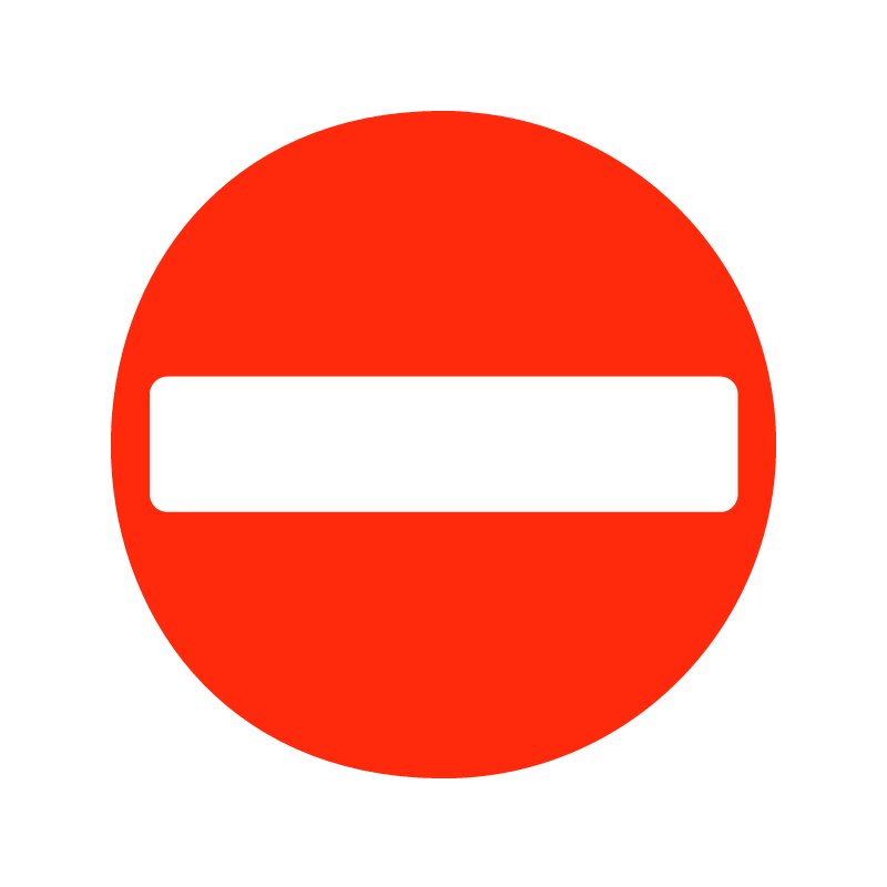 pictogram - indgang ikke tilladt