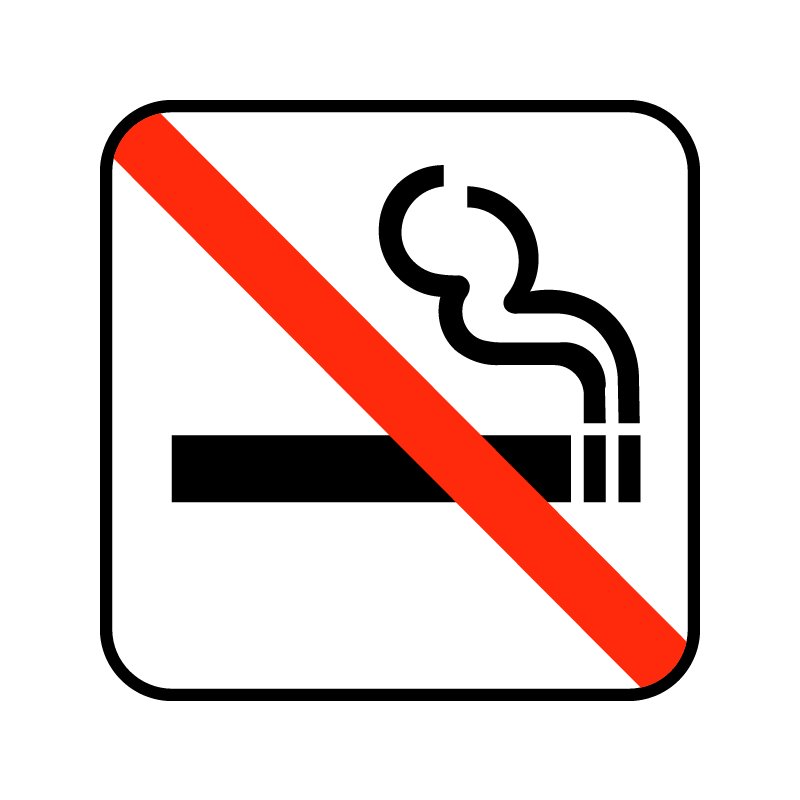 pictogram - rygning ikke tilladt