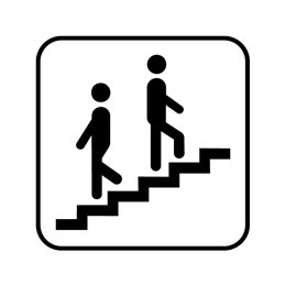 pictogram - trappe