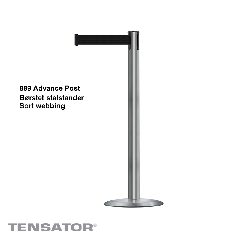 889 Advance Post - Børstet stål