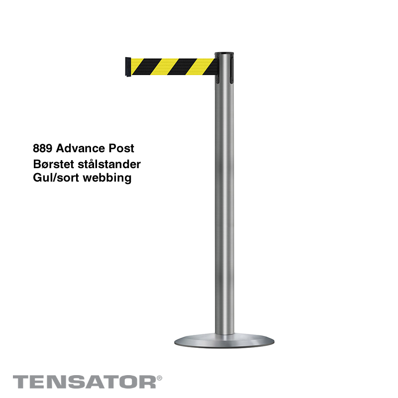 889 Advance Post - Børstet stål