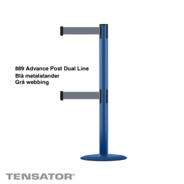 Tensator advance dual line blå
