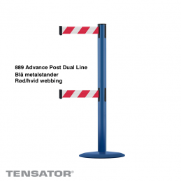 Tensator advance dual line blå