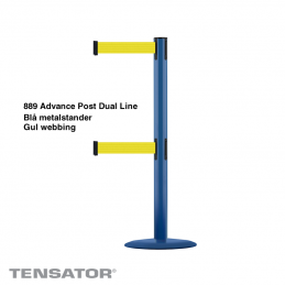 Tensator advance dual line blå