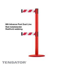 889T2 Advance Post Dual Line - Rød