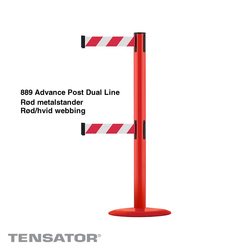 889T2 Advance Post Dual Line - Rød