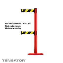 889T2 Advance Post Dual Line - Rød