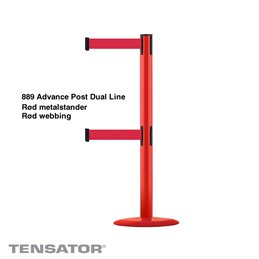 889T2 Advance Post Dual Line - Rød
