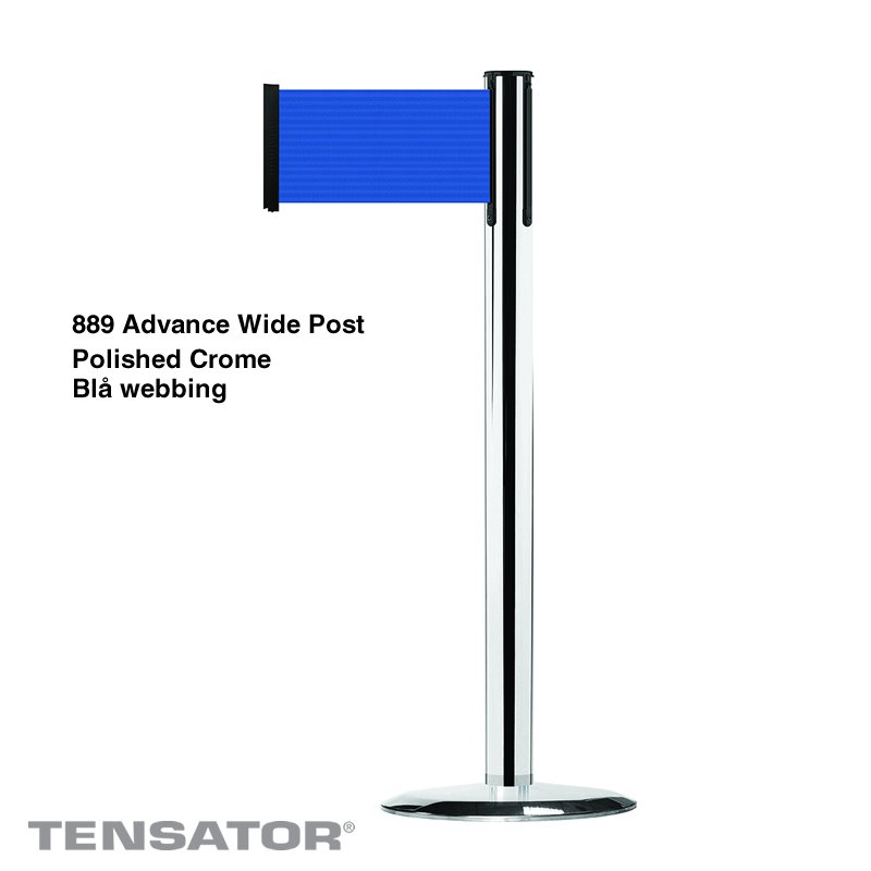 889PUH Advance Post Wide - Polished Crome