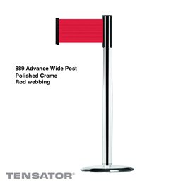 889PUH Advance Post Wide - Polished Crome