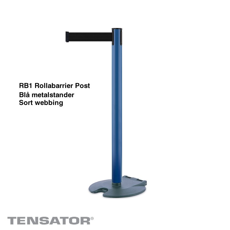 RB1 Rollabarrier Post - Blå