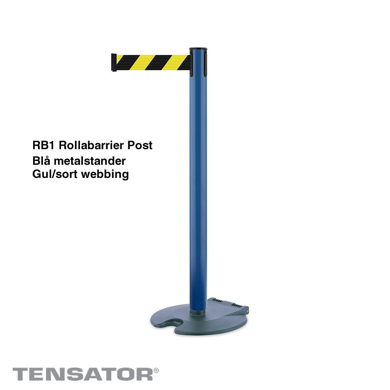 RB1 Rollabarrier Post - Blå