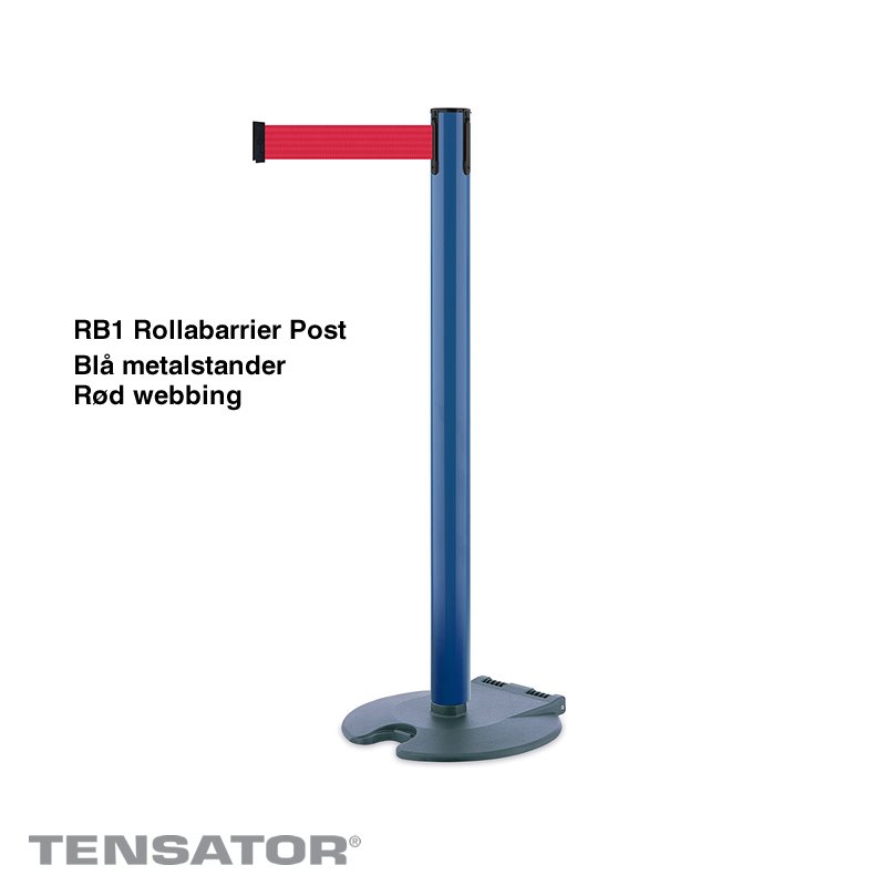 RB1 Rollabarrier Post - Blå