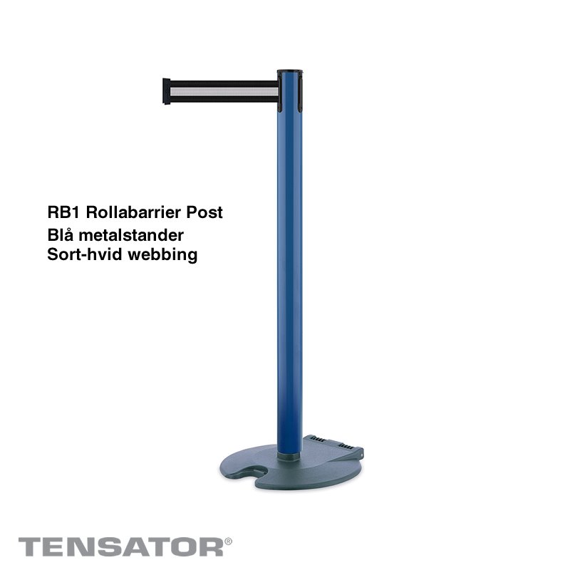 RB1 Rollabarrier Post - Blå