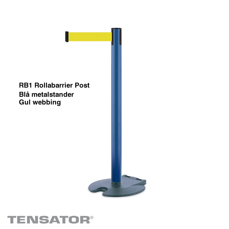 RB1 Rollabarrier Post - Blå