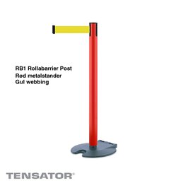 RB1 Rollabarrier Post - Rød