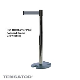 RB1 Rollabarrier Post - Polished Crome