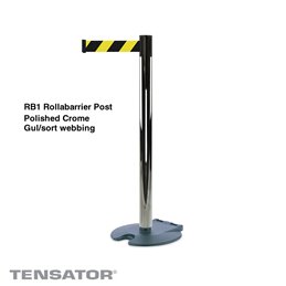 RB1 Rollabarrier Post - Polished Crome