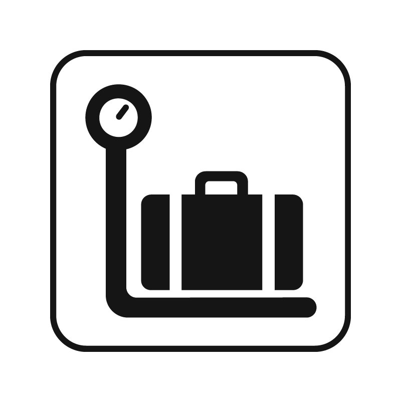 dansk standard - bagage ind og udlevering
