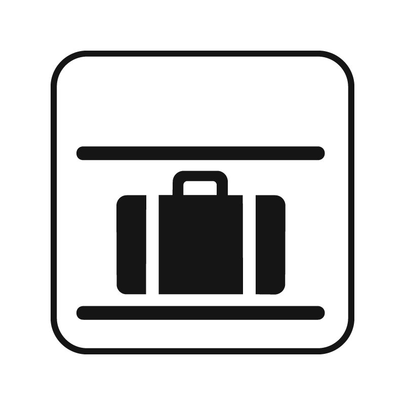 dansk standard - bagageplads