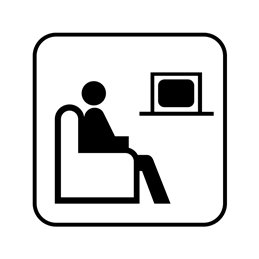 pictogram/piktogram - tv stue