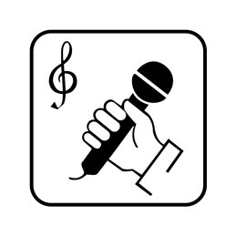 pictogram/piktogram - Karaoke Bar