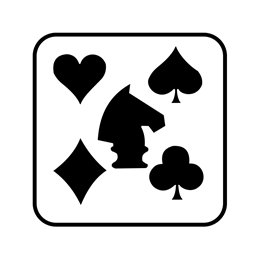 pictogram/piktogram - kortspil og skak