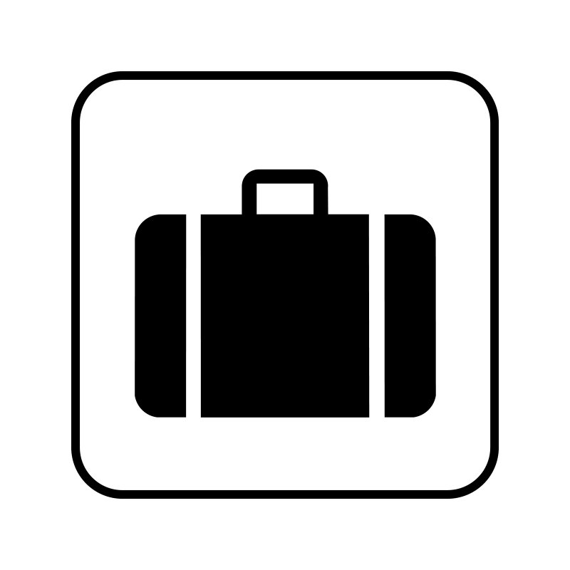 pictogram/piktogram - bagage