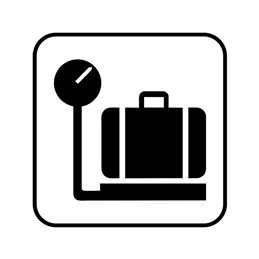 pictogram/piktogram - Bagage check-in