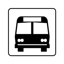 pictogram/piktogram - lufthavnsbus