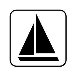 pictogram / piktogram - Lystbådehavn