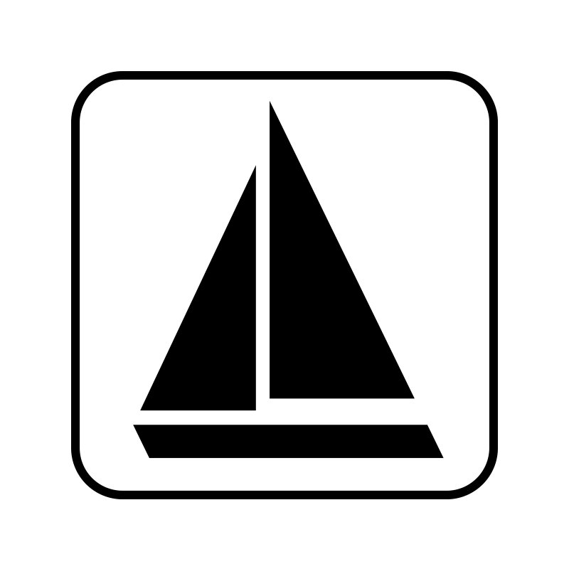 pictogram / piktogram - Lystbådehavn
