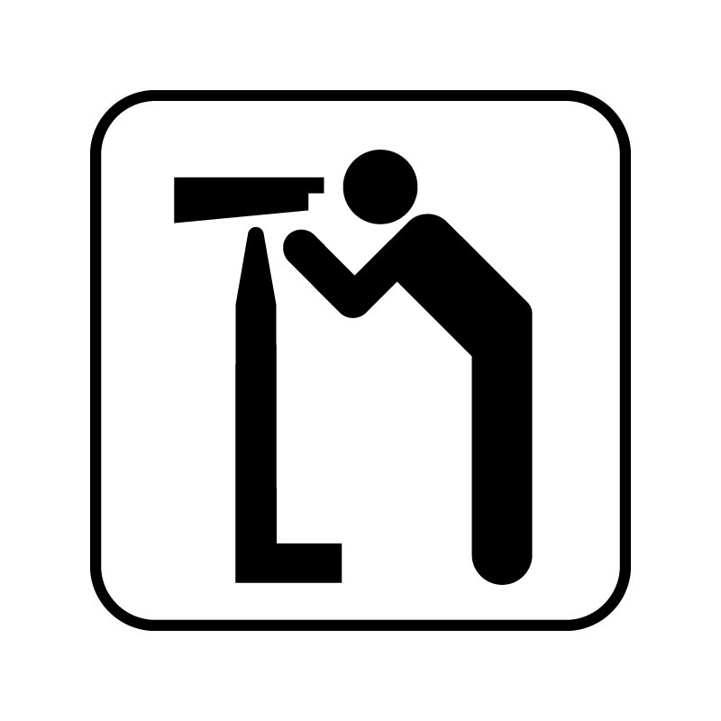 pictogram / piktogram - Udsigtspunkt