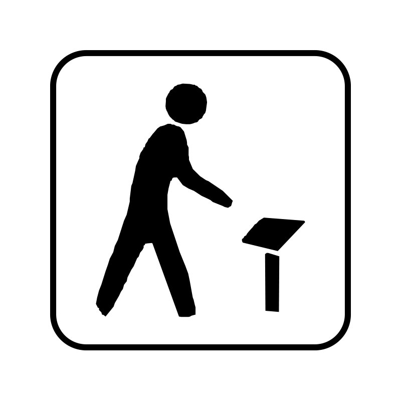 pictogram / piktogram - Seværdighed