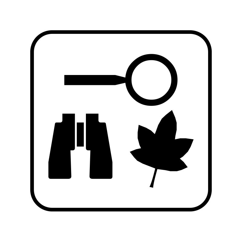 pictogram / piktogram - Naturområde