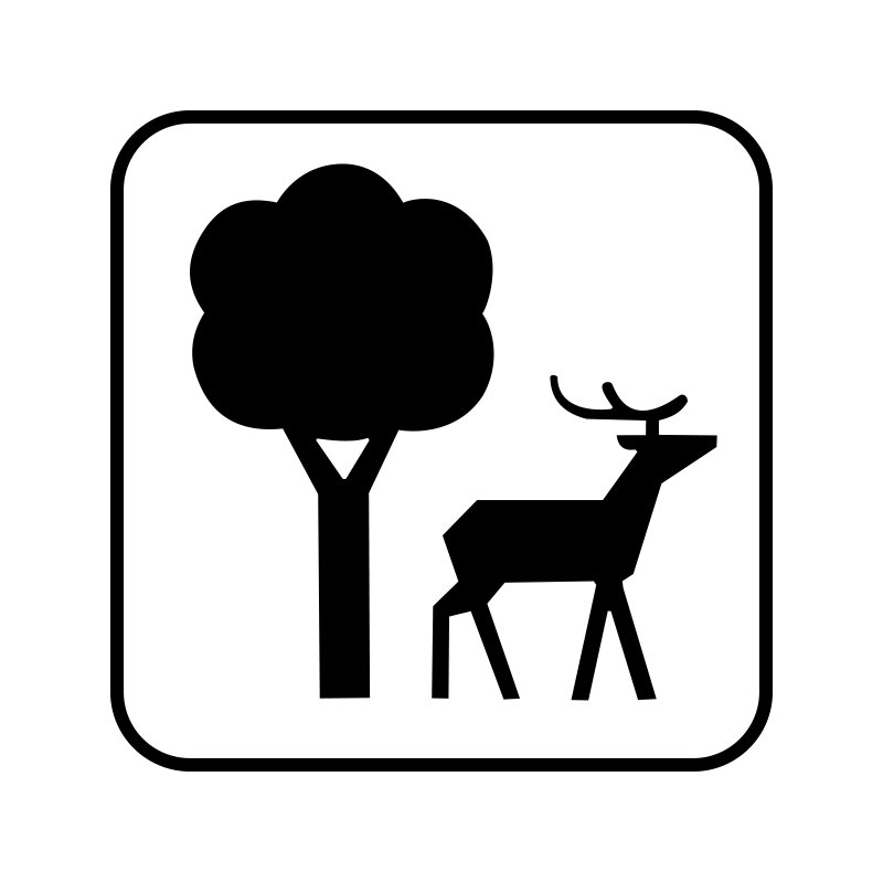 pictogram / piktogram - Naturpark
