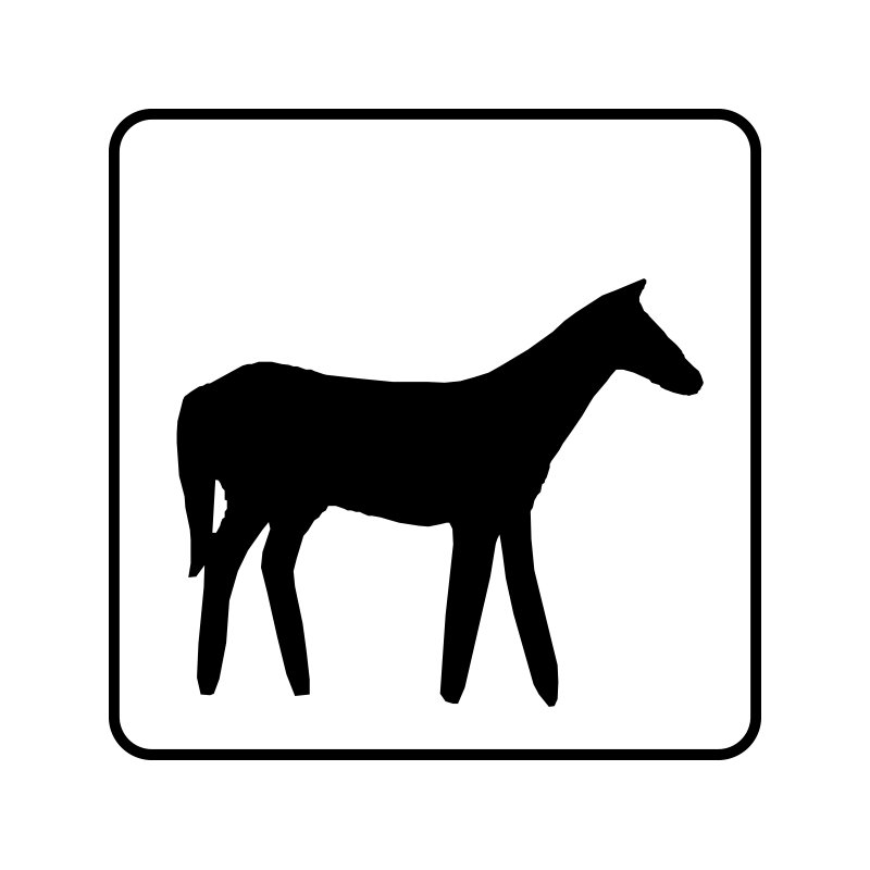 pictogram / piktogram - Vildheste