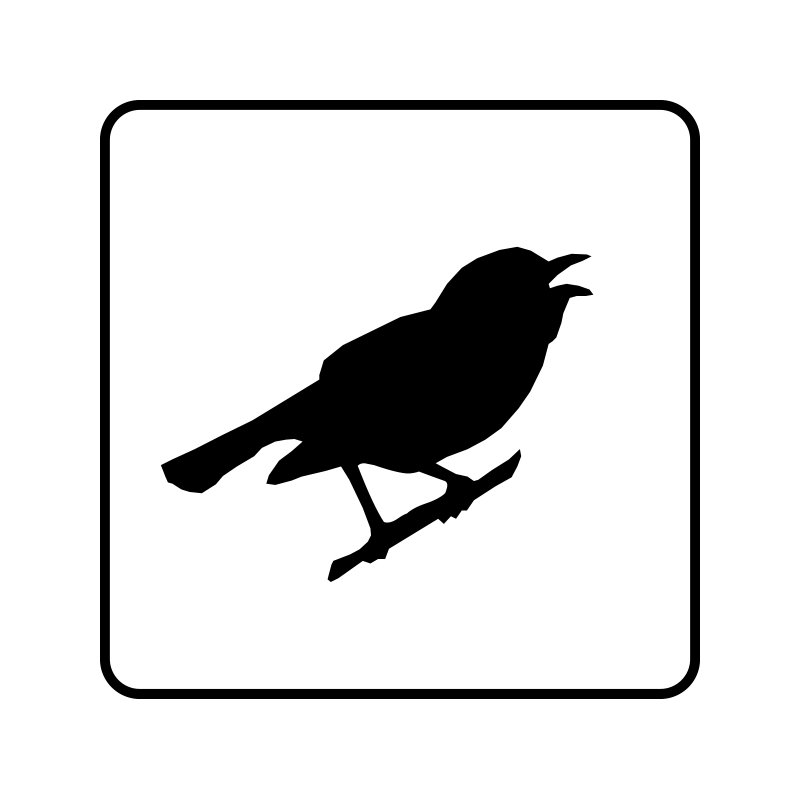 pictogram / piktogram - Fuglepark