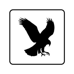 pictogram / piktogram - Rovfugle reservat