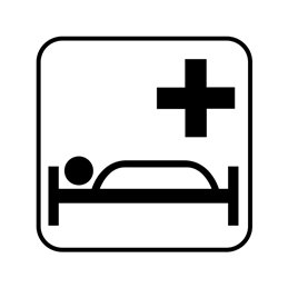 pictogram / piktogram - Hospital / Sygerum