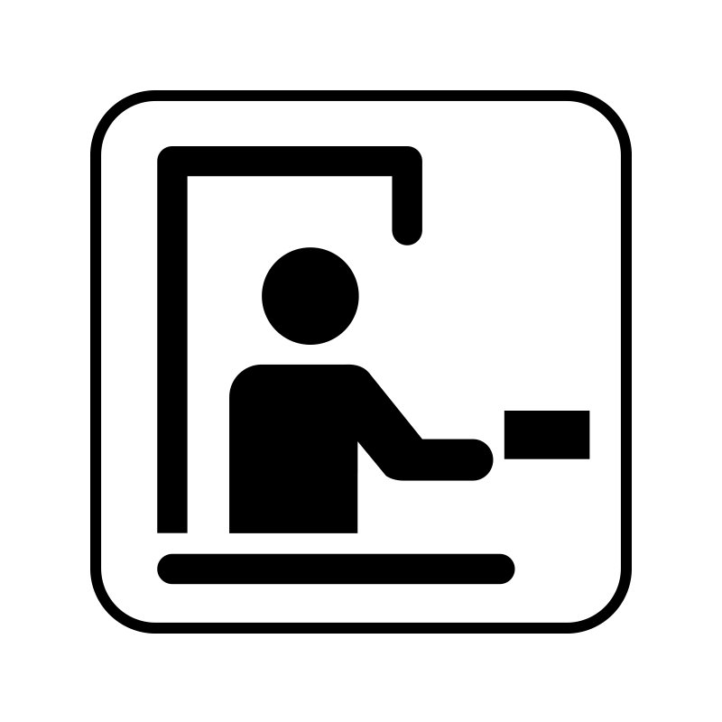 pictogram / piktogram - Betaling færgehavn