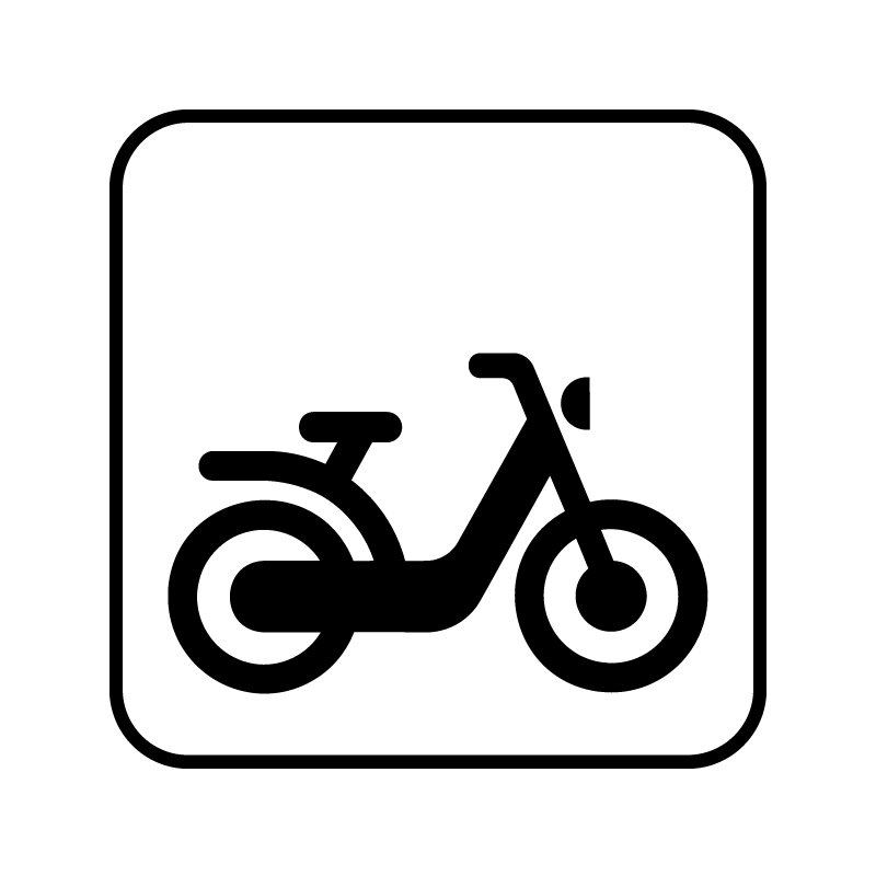 pictogram / piktogram - Knallert
