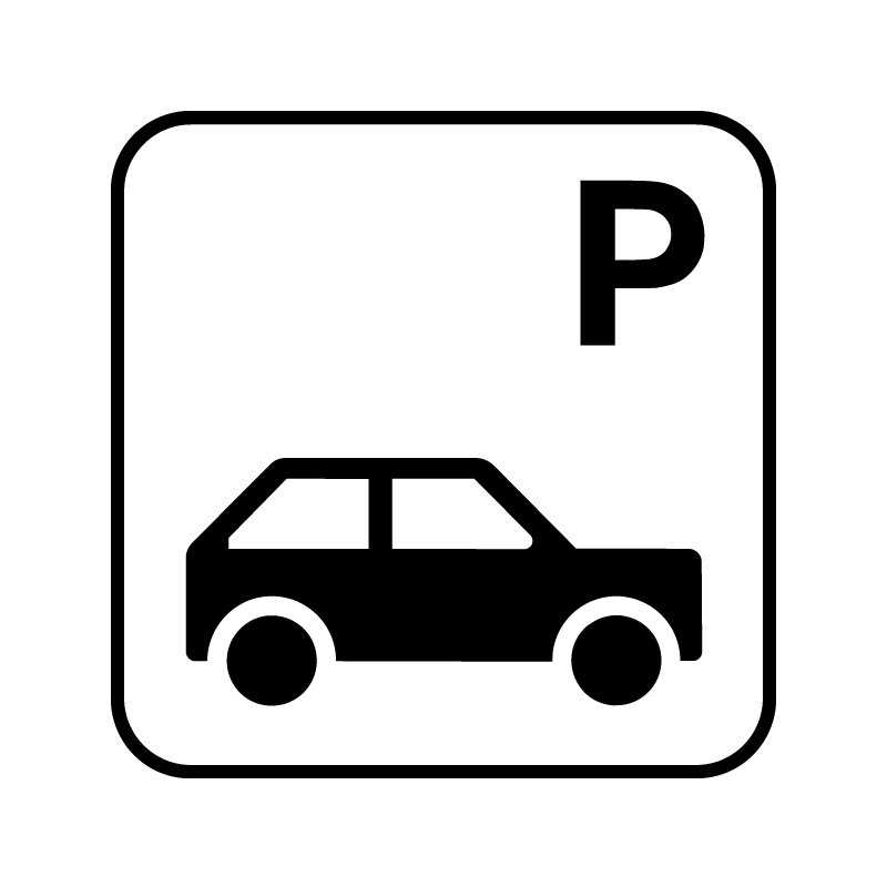 pictogram / piktogram - Personbilparkering
